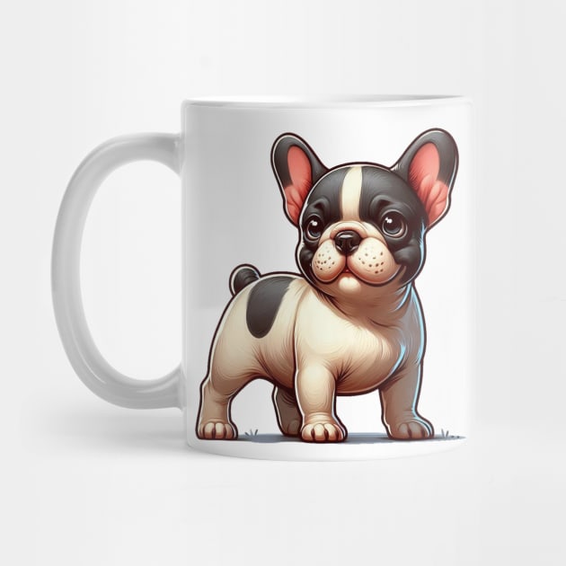 Cute French Bulldog Illustration by Dmytro